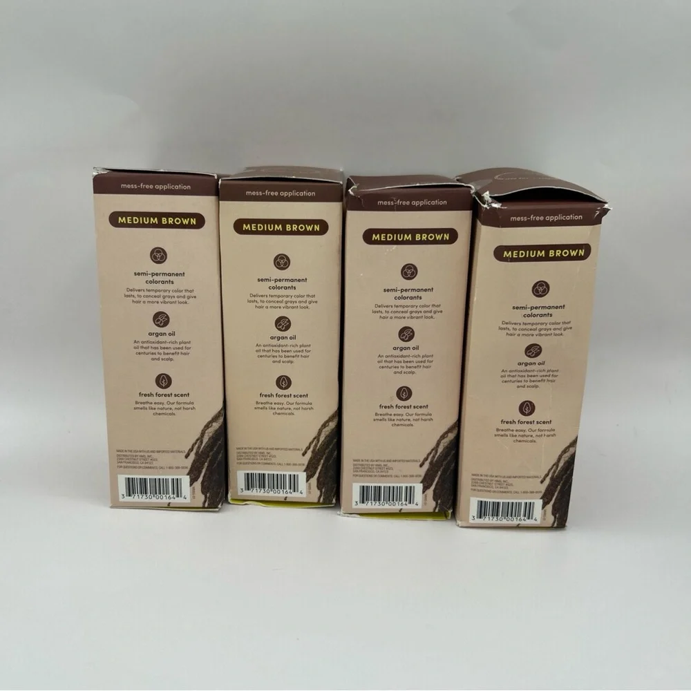 4X HIMS Hair Color & Conditioner Under Cover Medium Brown Semi-permanent
